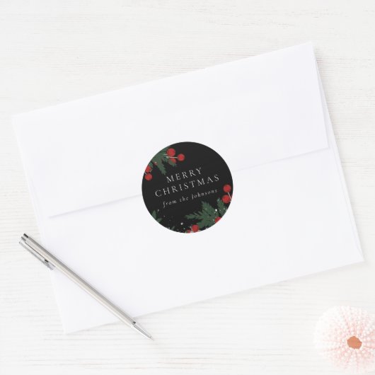 Groene Vrolijk Sticker (Envelop)