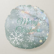 Groene vrolijke kerstsneeuwvlokken