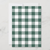 Groene Vrolijke Script Foto Kerstkaart (Achterkant)