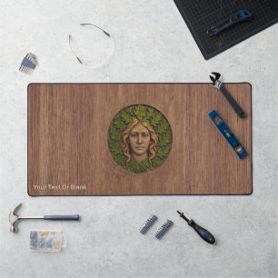 Groene vrouw - Hout Bureaumat