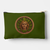 Groene vrouw - Hout Etui (Achterkant)