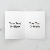 Groene vrouw - Hout Feestdagen Kaart (Binnen)