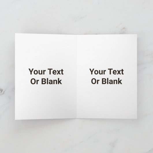 Groene vrouw - Hout Feestdagen Kaart (Binnen)