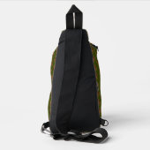 Groene vrouw - Hout Sling Bag (Achterkant)