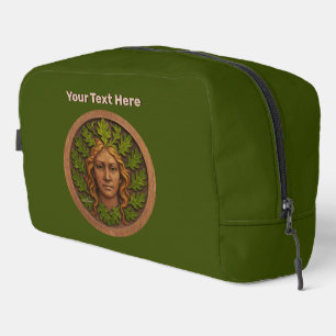 Groene vrouw - Hout Toilettasje