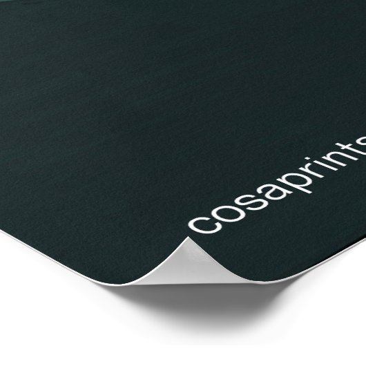 Groene vrouw portret art nouveau ai design on poster (Hoek)