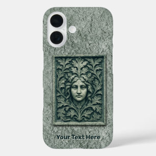 Groene Vrouw - Steen iPhone 16 Hoesje