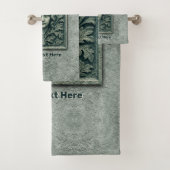 Groene vrouw - Stone Bad Handdoek (Insitu)