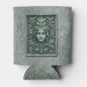 Groene vrouw - Stone Blikjeskoeler (Voorkant)