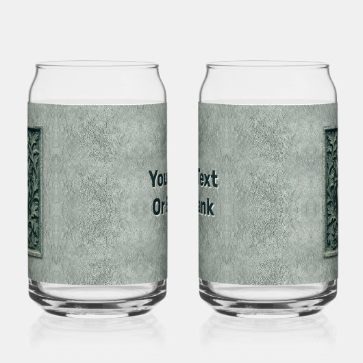 Groene vrouw - Stone Blikvorm Glas (Links)