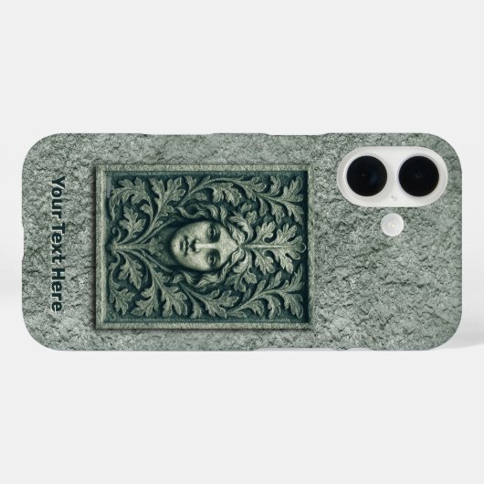 Groene vrouw - Stone Case-Mate iPhone Case (Achterkant (horizontaal))