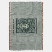 Groene vrouw - Stone Deken (Voorkant Verticaal)