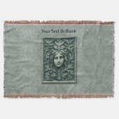 Groene vrouw - Stone Deken (Voorkant)