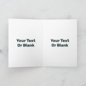 Groene vrouw - Stone Feestdagen Kaart (Binnen)