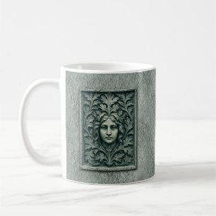 Groene vrouw - Stone Koffiemok