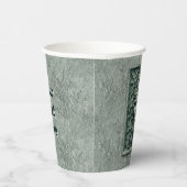 Groene vrouw - Stone Papieren Bekers (Rechts)