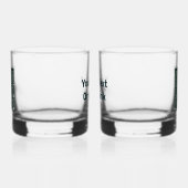 Groene vrouw - Stone Whisky Glas (Links)
