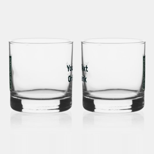 Groene vrouw - Stone Whisky Glas (Links)