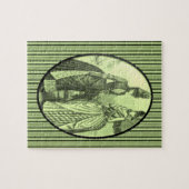  groene vrouwen puzzel (Horizontaal)