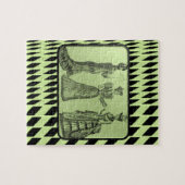  groene vrouwen puzzel (Horizontaal)