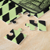  groene vrouwen puzzel (Zijkant)
