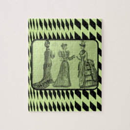  groene vrouwen puzzel
