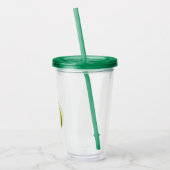 Groene Vrucht Peer Acryl Drinkbeker (Links)
