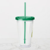 Groene Vrucht Peer Acryl Drinkbeker (Rechts)