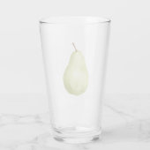 Groene Vrucht Peer Glas (Achterkant)