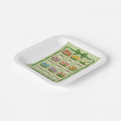 Groene Vrucht van de Geest Papieren Bord (Gebogen)