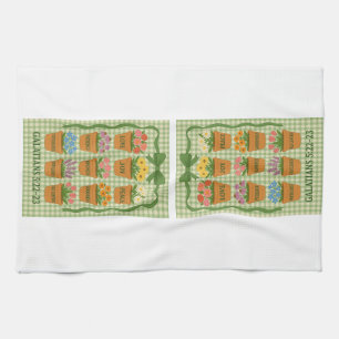 Groene vrucht van de Geest Theedoek