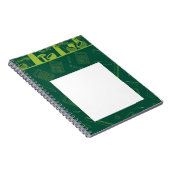 Groene vul in notitieboek (Rechterzijde)