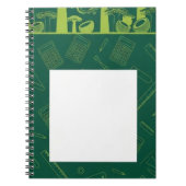 Groene vul in notitieboek (Voorkant)