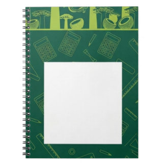Groene vul in notitieboek