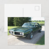 groene vuurvogel briefkaart (Voorkant / Achterkant)