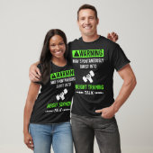 Groene Waarschuwing Krachttraining T-shirt (Unisex)
