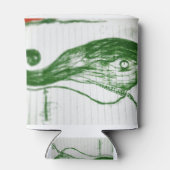 groene walvis blikjeskoeler (Achterkant)