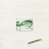 groene walvis tekening manga anime cartoon  post-it® notes (Op bureau)