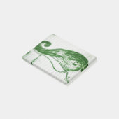 groene walvis tekening manga anime cartoon  post-it® notes (Schuin)