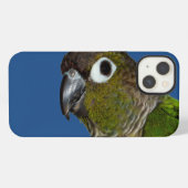 Groene Wang Conure iPhone Hoesje (Achterkant horizontaal)