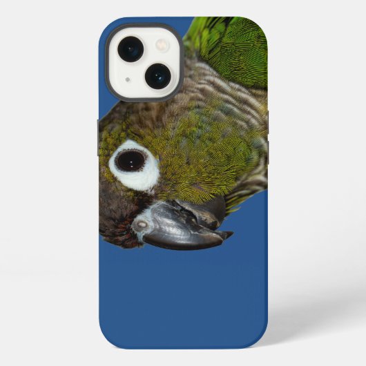 Groene Wang Conure iPhone Hoesje (Achterkant)
