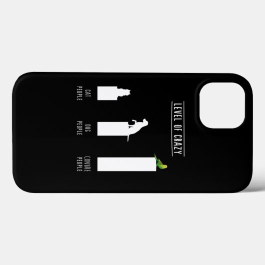 Groene Wang Conure Niveau van Crazy Conure Case-Mate iPhone Case (Achterkant (horizontaal))