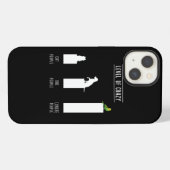 Groene Wang Conure Niveau van Crazy Conure iPhone Hoesje (Achterkant horizontaal)