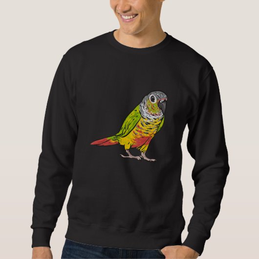 Groene Wang Conure Papegaai Vogel Conure 1 Trui (Voorkant)