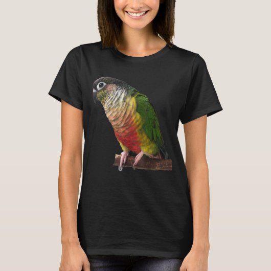 Groene Wang Conure Parrot Vogel Groene Wang T-shirt (Voorkant)