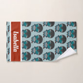 Groene wang parkiet / Turquoise Handdoek (Handdoek)