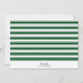 Groene Warm wil vrede moderne feestdag foto Feestdagenkaart (Achterkant)