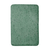 Groene waterdruppels badmat (Voorkant Verticaal)
