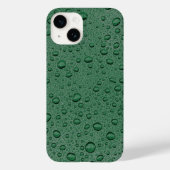 Groene waterdruppels Case-Mate iPhone case (Achterkant)