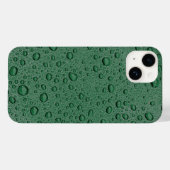 Groene waterdruppels Case-Mate iPhone case (Achterkant (horizontaal))